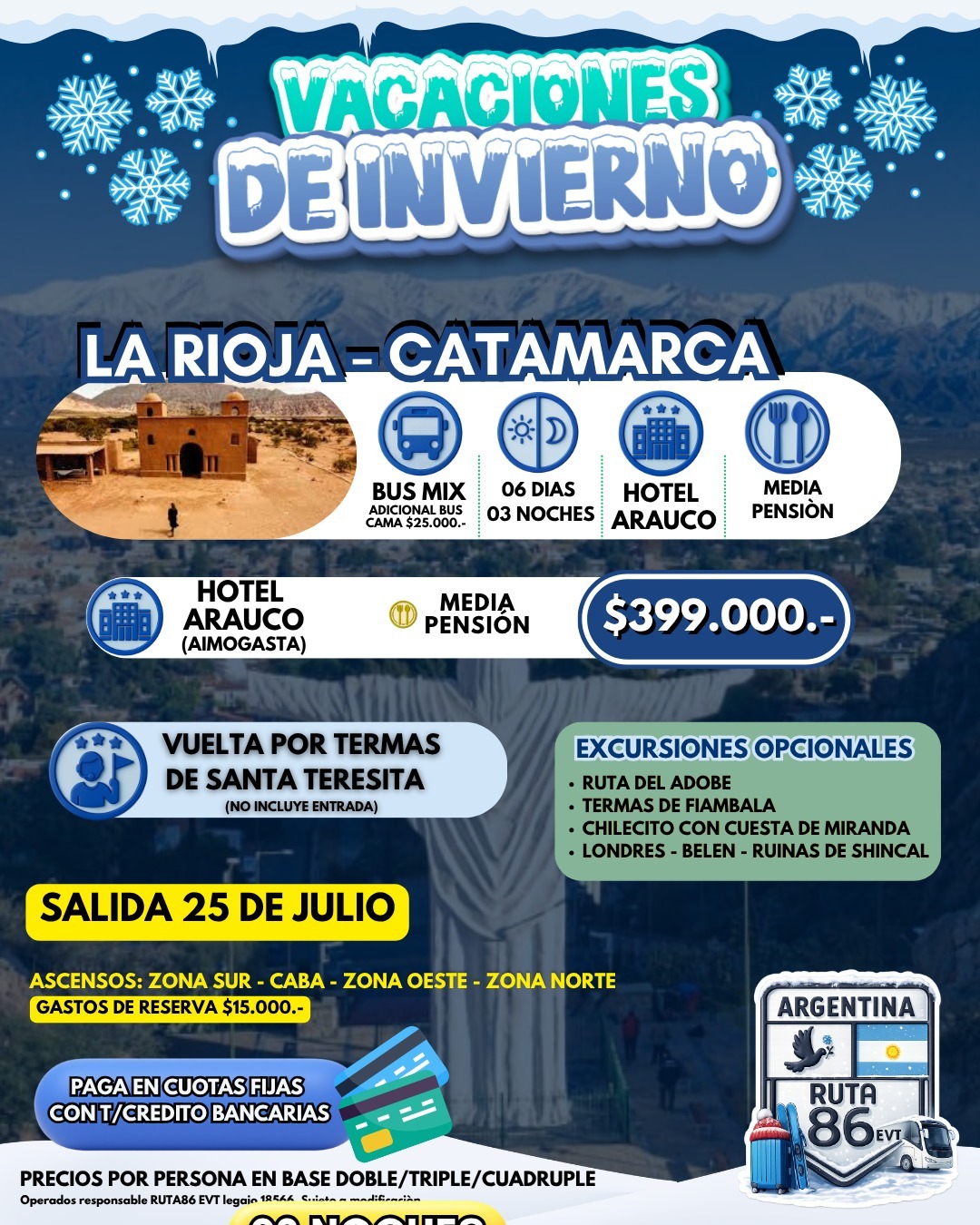 Agencia de Viajes Promociones 2016 2017 Zona Oeste