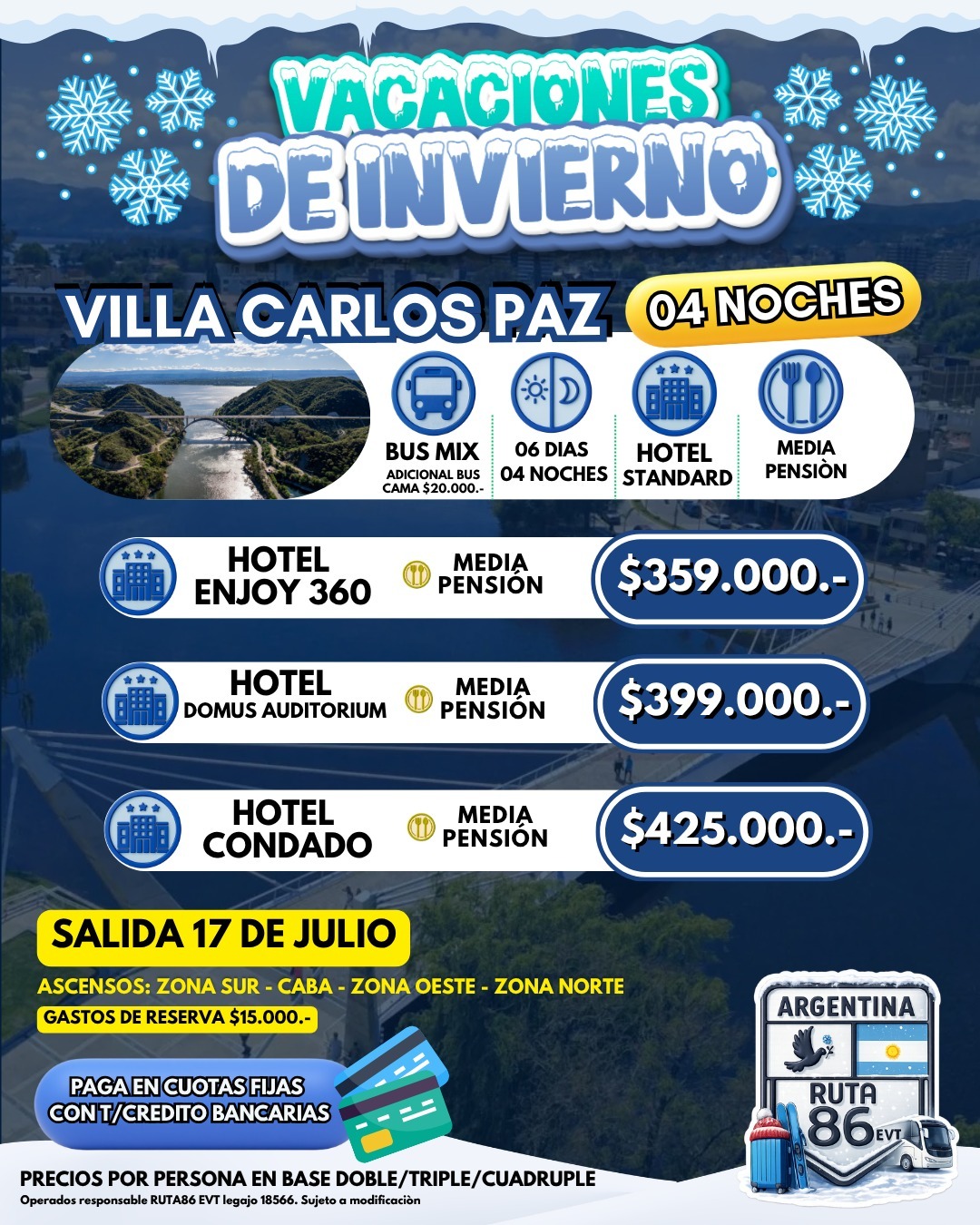 Agencia de Viajes en Zona Oeste